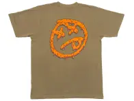 BSD "Melting Acid Face" T-Shirt - Surplus Green