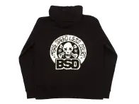 BSD "More Speed" Hooded Pullover - Black