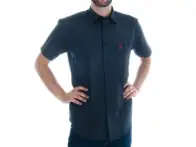 Chico Clothing "Fil A Fil" Hemd schwarz