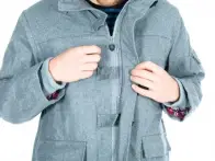 Chico Clothing "Ruffel Duffel " Jacke - Grey