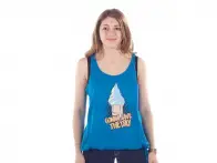 Chico Clothing "Save the Day" Girl Tank Top blau