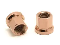 Cinema Wheel Co. "CrMo" Axle Nuts