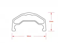 Cinema Wheel Co. "Reynolds" BMX Rim