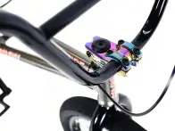 Kratzer - Colony Bikes "Premise" 2018 BMX Rad - Metal Gold/Rainbow