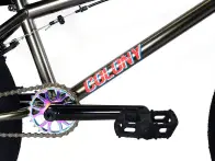 Kratzer - Colony Bikes "Premise" 2018 BMX Rad - Metal Gold/Rainbow