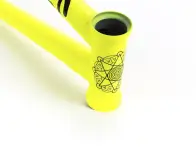Cult "AK" 2015 BMX Frame - Neon Yellow