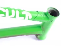 Cult "Biggie" BMX Frame - Green/Brown (Alex Kennedy)