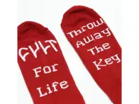 Cult "Chain Logo" Socks - Red