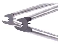 Cult "Chase Dehart"  BMX Rahmen - Matte Clear Raw