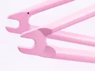Cult "Crew" 2023 BMX Frame - Angie Marino (Light Pink/Pink Fade)