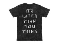 Cult "Later Than You Think" T-Shirt - Black Tie Dye