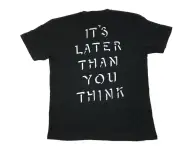 Cult "Later Than You Think" T-Shirt - Black