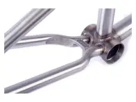 Cult "Shorty" BMX Frame - Matte Clear Raw
