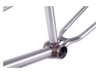 Cult "Shorty" BMX Frame - Matte Clear Raw