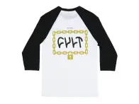 Cult "Throw Away The Key" 3/4 Longsleeve - White/Black