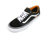 Cult X Vans "Old Skool Pro" Shoes - Black/White/Orange