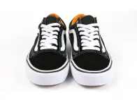 Cult X Vans "Old Skool Pro" Shoes - Black/White/Orange