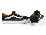 Cult X Vans "Old Skool Pro" Shoes - Black/White/Orange