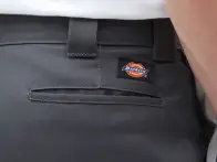 Dickies "873 Slim Straight Work" Pants - Charcoal Grey