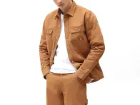 Dickies "Duck Canvas-Shacket" Jacket - Brown Duck