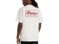 Dickies "Lewistown" T-Shirt - Ecru/Red
