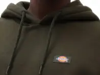 Dickies "Oakport" Hooded Pullover - Olive Green