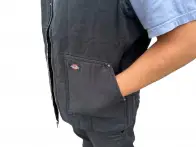 Dickies "Quilted Canvas" Vest - Black