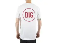 Dig BMX Magazine "Circle" T-Shirt - White