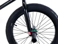 Division BMX "Spurwood" 2018 BMX Rad - ED Black/Matte Teal - Brakeless - Freecoaster