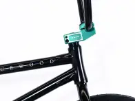 Division BMX "Spurwood" 2018 BMX Rad - ED Black/Matte Teal - Brakeless - Freecoaster