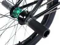 Division BMX "Spurwood" 2018 BMX Rad - ED Black/Matte Teal - Brakeless - Freecoaster