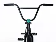 Division BMX "Spurwood" 2018 BMX Rad - ED Black/Matte Teal - Brakeless - Freecoaster