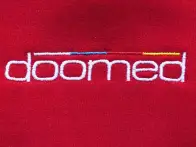 Doomed Brand "Doomerton" Hooded Pullover - Red