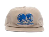 Doomed Brand "Globe" Kappe - Coffee