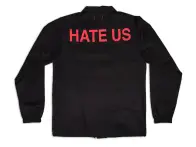 Doomed Brand "Hate Us Coach" Jacke - Black