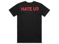 Doomed Brand "Hate Us" T-Shirt - Black
