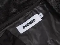 Doomed Brand "Mountain" Windbreaker Jacke - Black