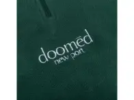 Doomed Brand "New Port Quarter Zip Fleece" Pullover - Dark Green
