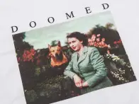 Doomed Brand "Queen & Dog" T-Shirt - White