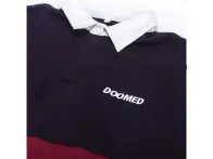 Doomed Brand "Will Carling Rugby Polo" Hemd - Navy/Burgund