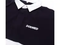 Doomed Brand "Will Carling Rugby Polo" Shirt - Navy/White