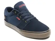 Etnies "Barge LS" Shoes - Navy/Gum/Gold