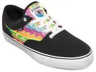 Etnies "Factor X Rebel" Shoes - Black/White/Print