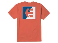 Etnies "Icon Flag" T-Shirt - Coral