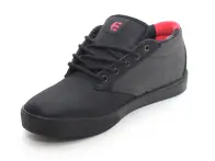 Etnies "Jameson Mid Crank" Shoes - Black/Dark Grey/Red (Brandon Semenuk)