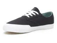 Etnies "Jameson Vulc LS" Shoes - Black/White/Silver