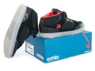 Etnies "Number Mid" Schuhe schwarz/rot