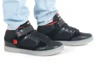 Etnies "Number Mid" Schuhe schwarz/rot