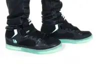 Etnies "Number Mid" Schuhe schwarz/türkis