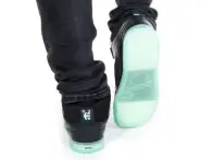 Etnies "Number Mid" Schuhe schwarz/türkis